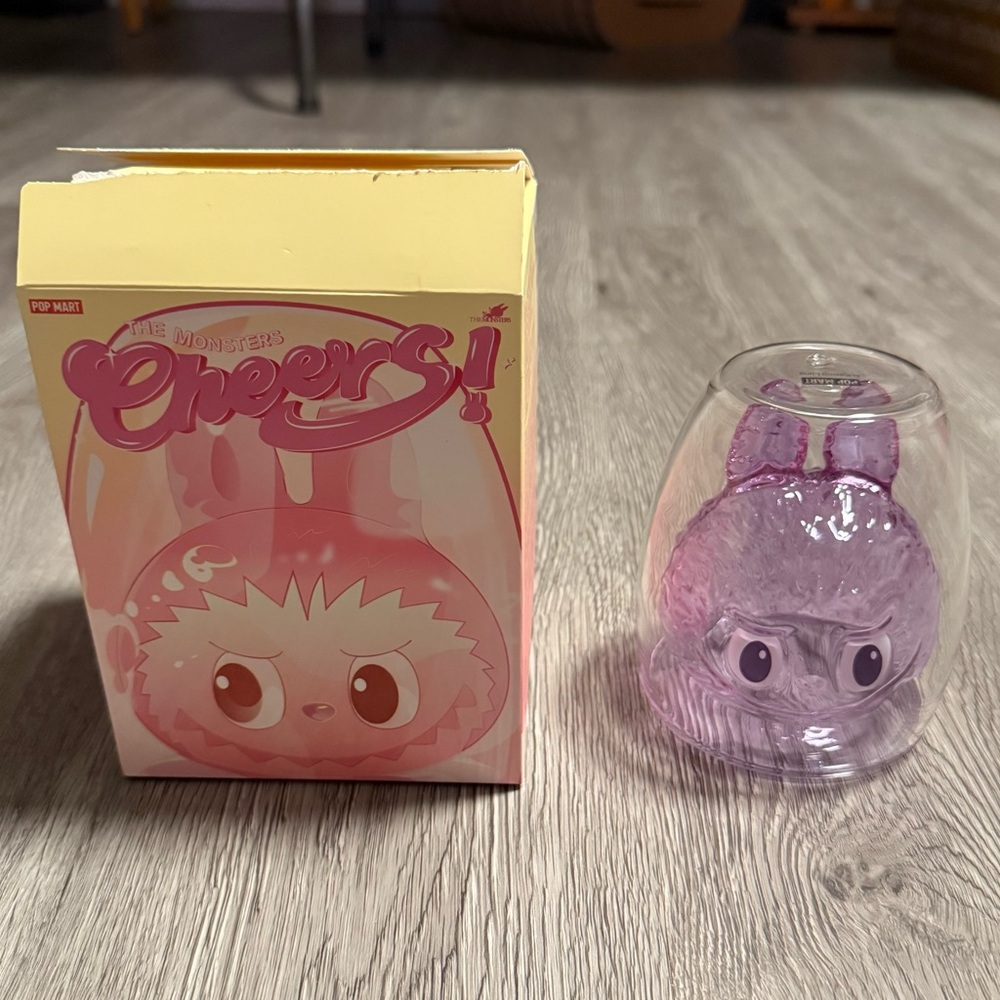 POP MART THE MONSTERS CHEERS Double-walled Glass Cup (Personality)